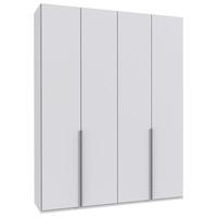 Drehtürenschrank New York Weiß B: 180 cm - Weiß, MODERN, Holzwerkstoff (180/236/58cm) - MID.YOU