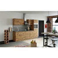 Küchenzeile Sorrento Ohne Geräte B: 270 Cm Eichefarben - Eichefarben/Anthrazit, MODERN, Holzwerkstoff (270/210/60cm) - Held