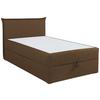 Boxspringbett Jolly 2 120x200 Braun - Schwarz/Braun, MODERN, Holzwerkstoff/Textil (120/200cm)