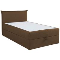 Boxspringbett Jolly 2 120x200 Braun - Schwarz/Braun, MODERN, Holzwerkstoff/Textil (120/200cm)