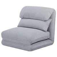 Schlafsessel Verve Hellgrau B: 78 cm - Hellgrau, Design, Textil/Metall (78/72/85cm) - Livetastic