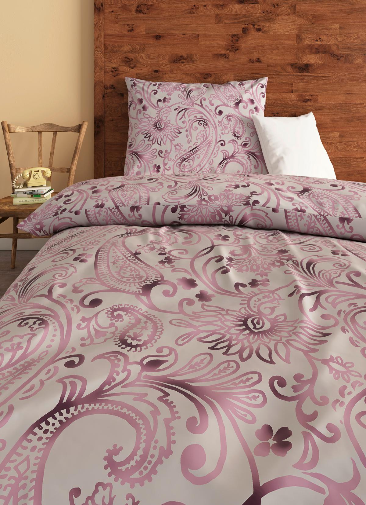 Bettwäsche Desiree - Beere, ROMANTIK / LANDHAUS, Textil - James Wood