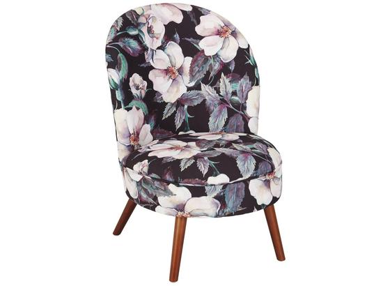 Kreslo Mara - hnedá/viacfarebné, Štýlový, drevo/textil (57/82,5/66,5cm) - Modern Living Kreslo Mara - hnedá/viacfarebné, Štýlový, drevo/textil (57/82,5/66,5cm) - Modern Living