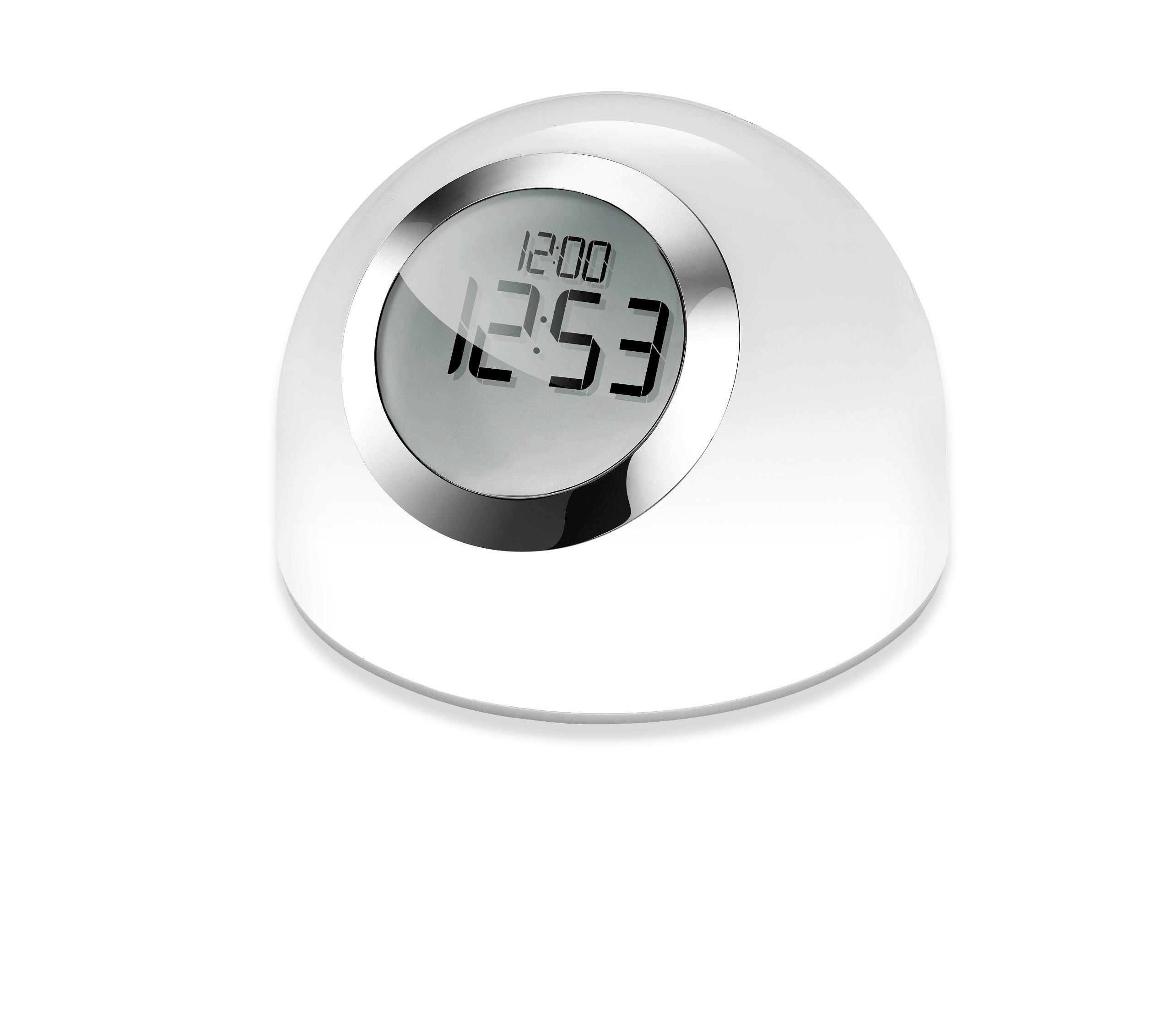 LED-Dekoleuchte Alyson - Chromfarben/Weiß, MODERN, Kunststoff/Metall (16,5/15,3cm) - Luca Bessoni