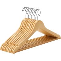 Kleiderbügelset Birkefarben B: 44,5 Cm - Birkefarben, Basics, Holz (44.5/23/1.2cm)