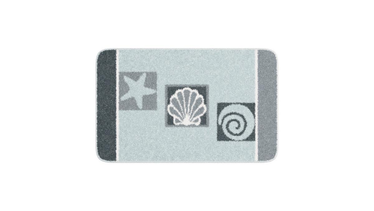 Badematte Aquatica - Grau, Basics, Textil (50/80cm) - Grund