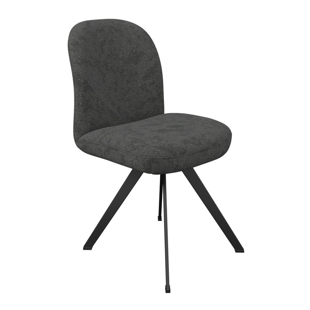 Stuhl schwarz/Metallbeine Ulmo 47/91/61 cm