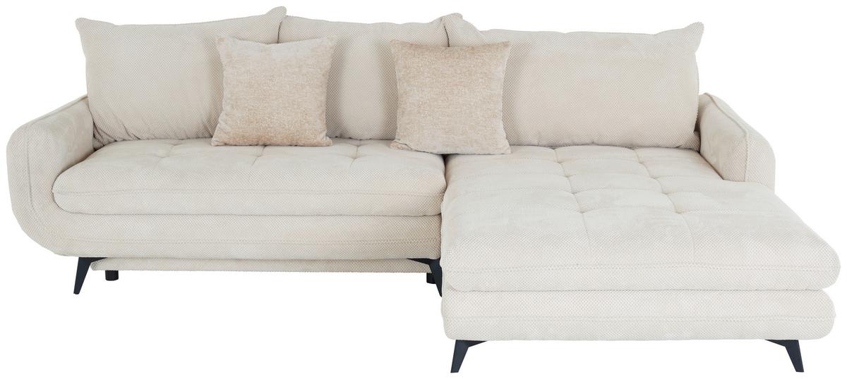 Sedacia súprava WAVE WAVE - čierna/béžová, Modern, kov/drevo (266/189cm)