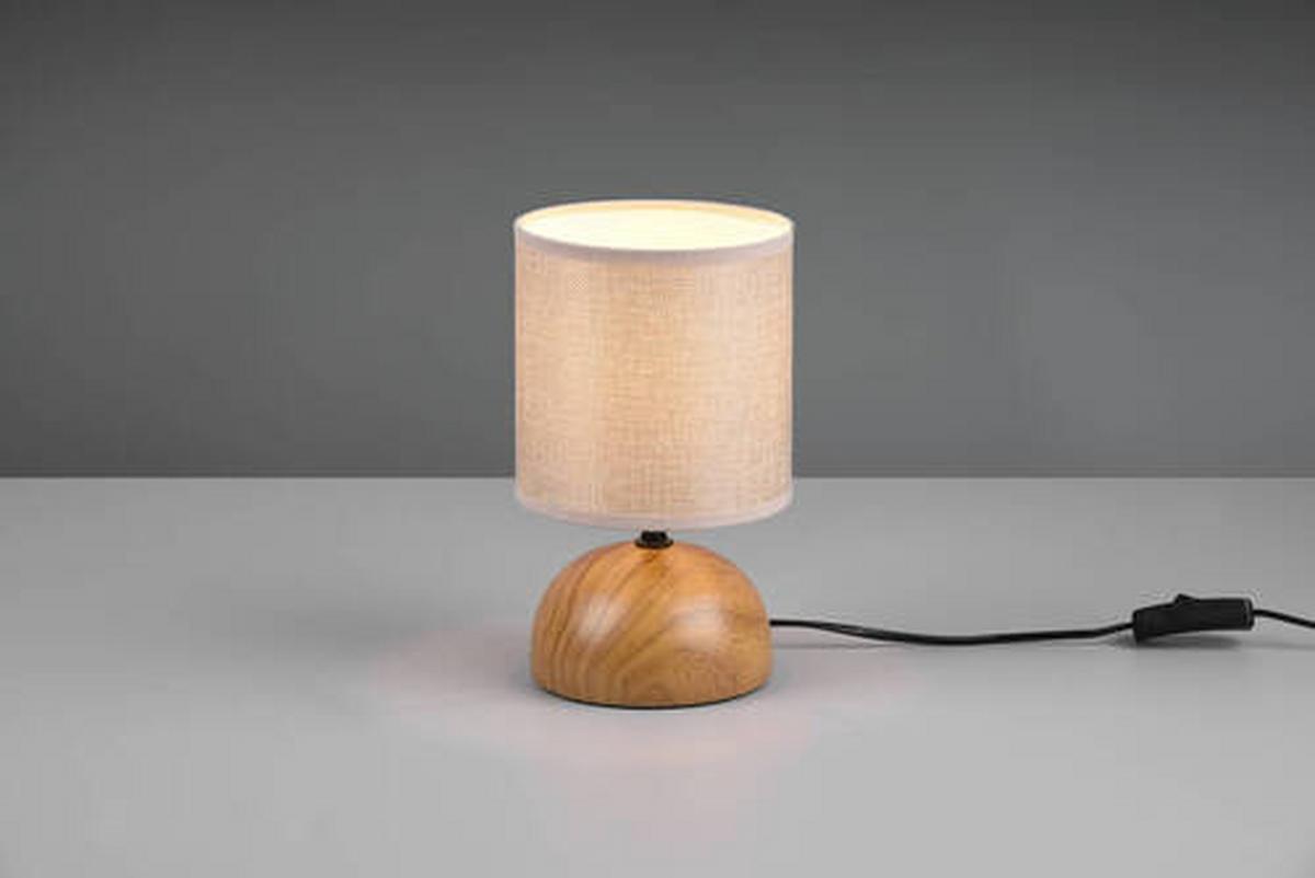 Tischlampe R50351035 Beige R50351035 - Beige/Braun, Basics, Keramik/Textil (14/23cm)