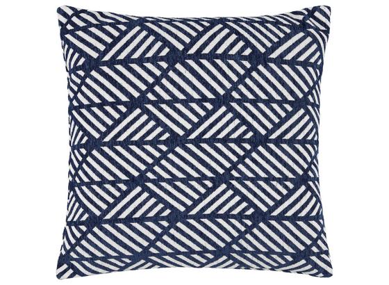 Poťah Na Vankúš Mary Jacquard - modrá, Moderný, textil (45/45cm) - Mömax modern living Poťah Na Vankúš Mary Jacquard - modrá, Moderný, textil (45/45cm) - Mömax modern living