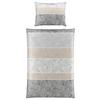 Ágyneműhuzat-garnitúra Martina - ezüst/taupe, Romantik / Landhaus, textil - James Wood