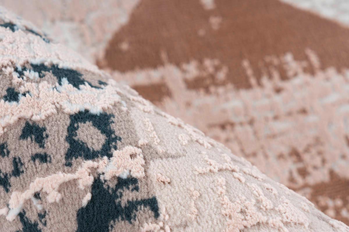 Webteppich Blau/Grau Akropolis 200x300 cm - Blau/Grau, Design, Textil (200/300cm) - Kayoom