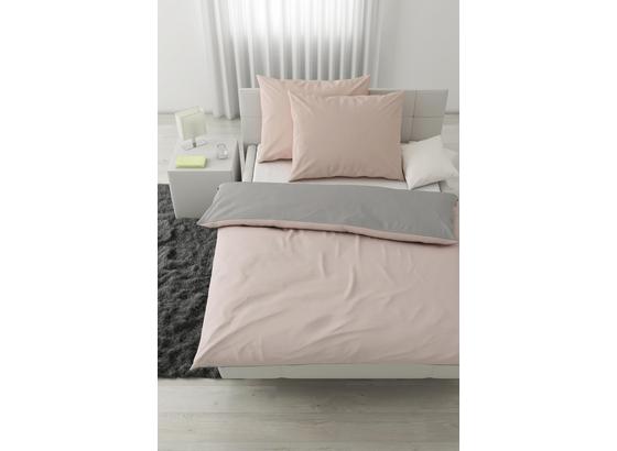 Povlečení Belinda Cca 200x200cm - růžová/světle šedá, textil (200/200cm) - Premium Living Povlečení Belinda Cca 200x200cm - růžová/světle šedá, textil (200/200cm) - Premium Living