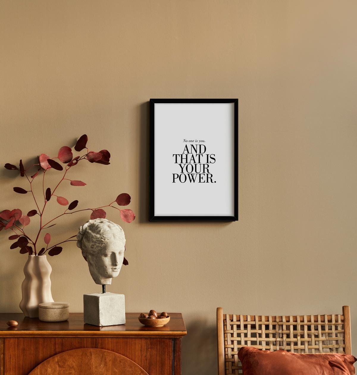 Obraz Vous, 30/40cm - černá, kompozitní dřevo/papír (30/40cm) - Modern Living