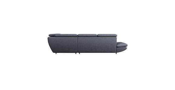 Wohnlandschaft Park - Schwarz/Dunkelblau, MODERN, Textil (233/311cm) - Luca Bessoni
