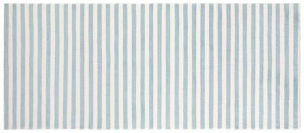 Strandtuch Ibiza - Blau/Weiß, KONVENTIONELL, Textil (70/150cm) - Ondega