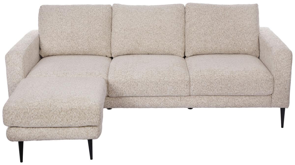 Háromüléses Kanapé Parma - krémszínű, Basics, textil/fa (208/83/151cm) - Livetastic