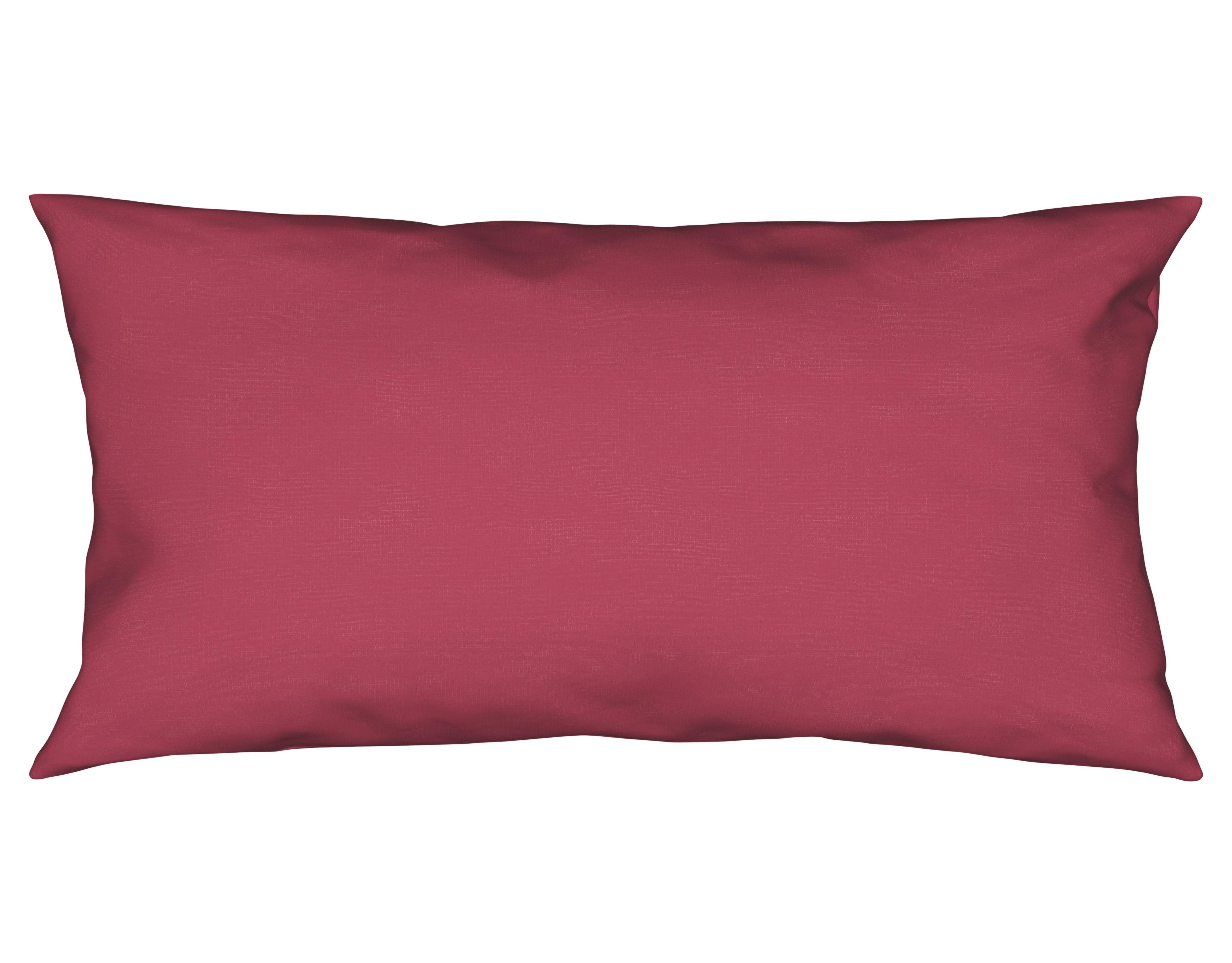 Kissenhülle Vicky 40x80 cm Jersey Beere + Reißverschluss - Beere, KONVENTIONELL, Textil (40/80cm) - Ele