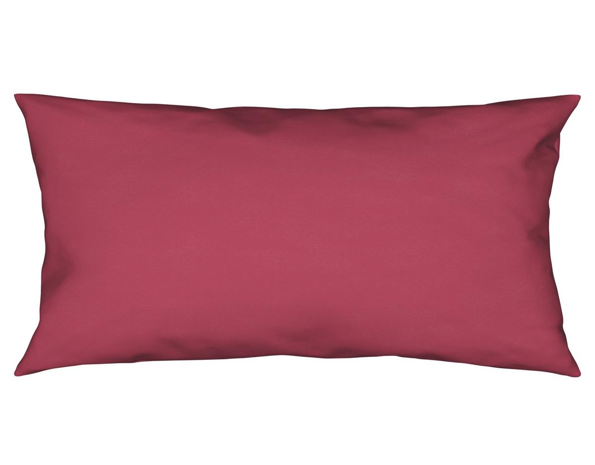 Kissenhülle Vicky 40x80 cm Jersey Beere + Reißverschluss - Beere, KONVENTIONELL, Textil (40/80cm) - Ele