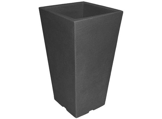 Kvetináč Capri Ii - antracitová, Moderný, plast (28/28/45cm) - Mömax modern living Kvetináč Capri Ii - antracitová, Moderný, plast (28/28/45cm) - Mömax modern living