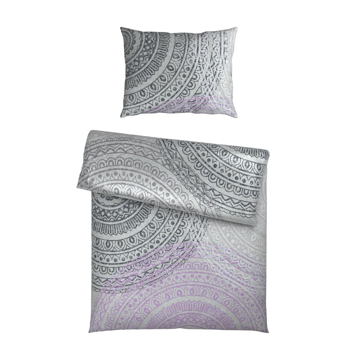 Bettwäsche Java - Lila/Grau, ROMANTIK / LANDHAUS, Textil - James Wood