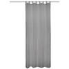 Schlaufenvorhang Nessi - Anthrazit Hochglanz, Basics, Textil (135/245cm)
