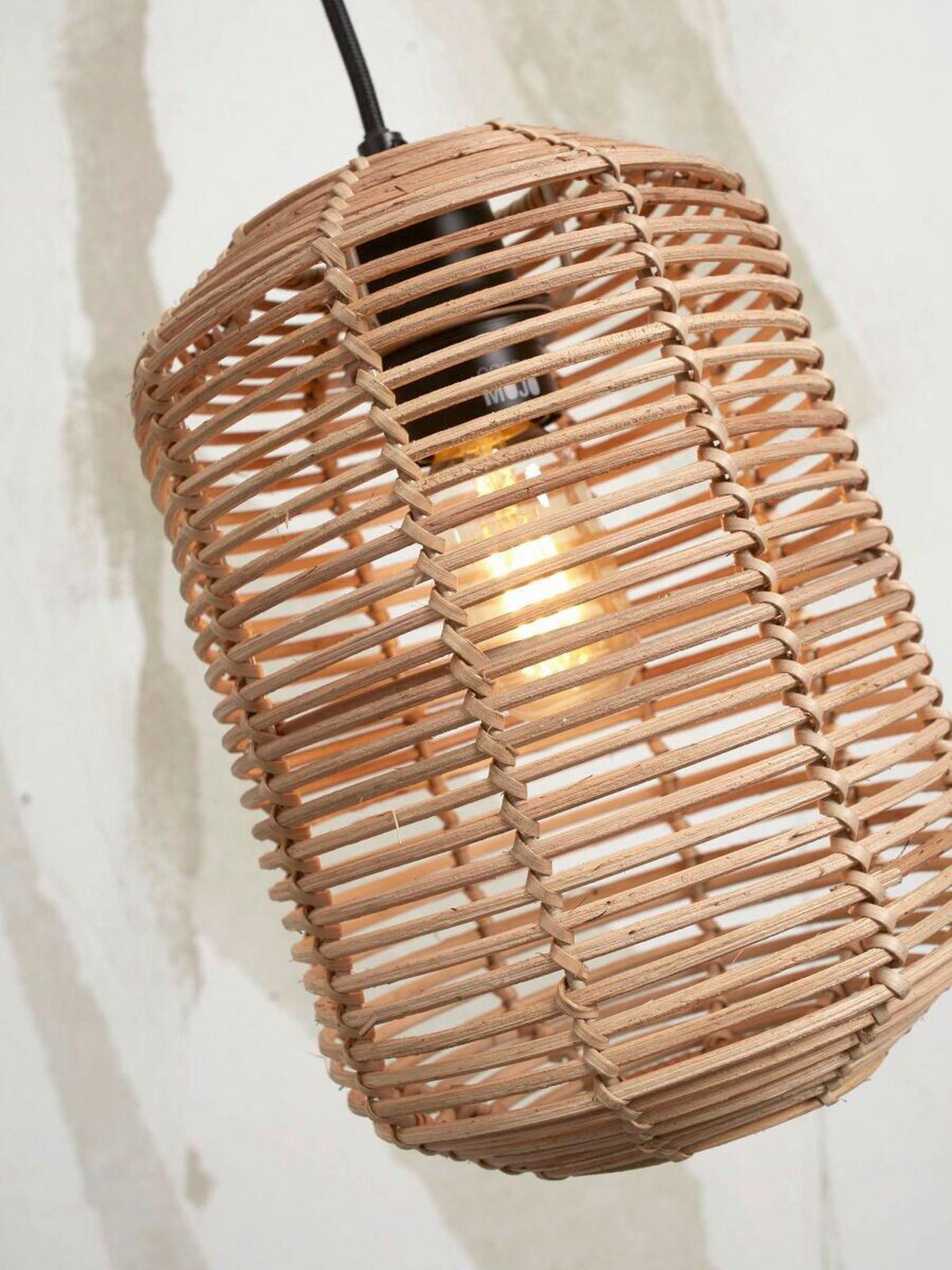 Hängeleuchte Tanami/H25/N - Naturfarben, Trend, Holz (18/25/25cm) - Good & Mojo