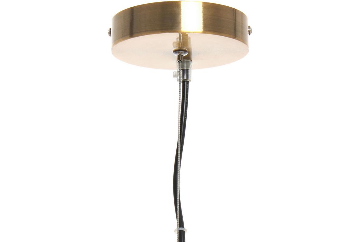Hängeleuchte Virgina 125 Bernsteinfarben B: 23 Cm - Bernsteinfarben, Basics, Glas/Metall (23/23/36cm) - Kayoom