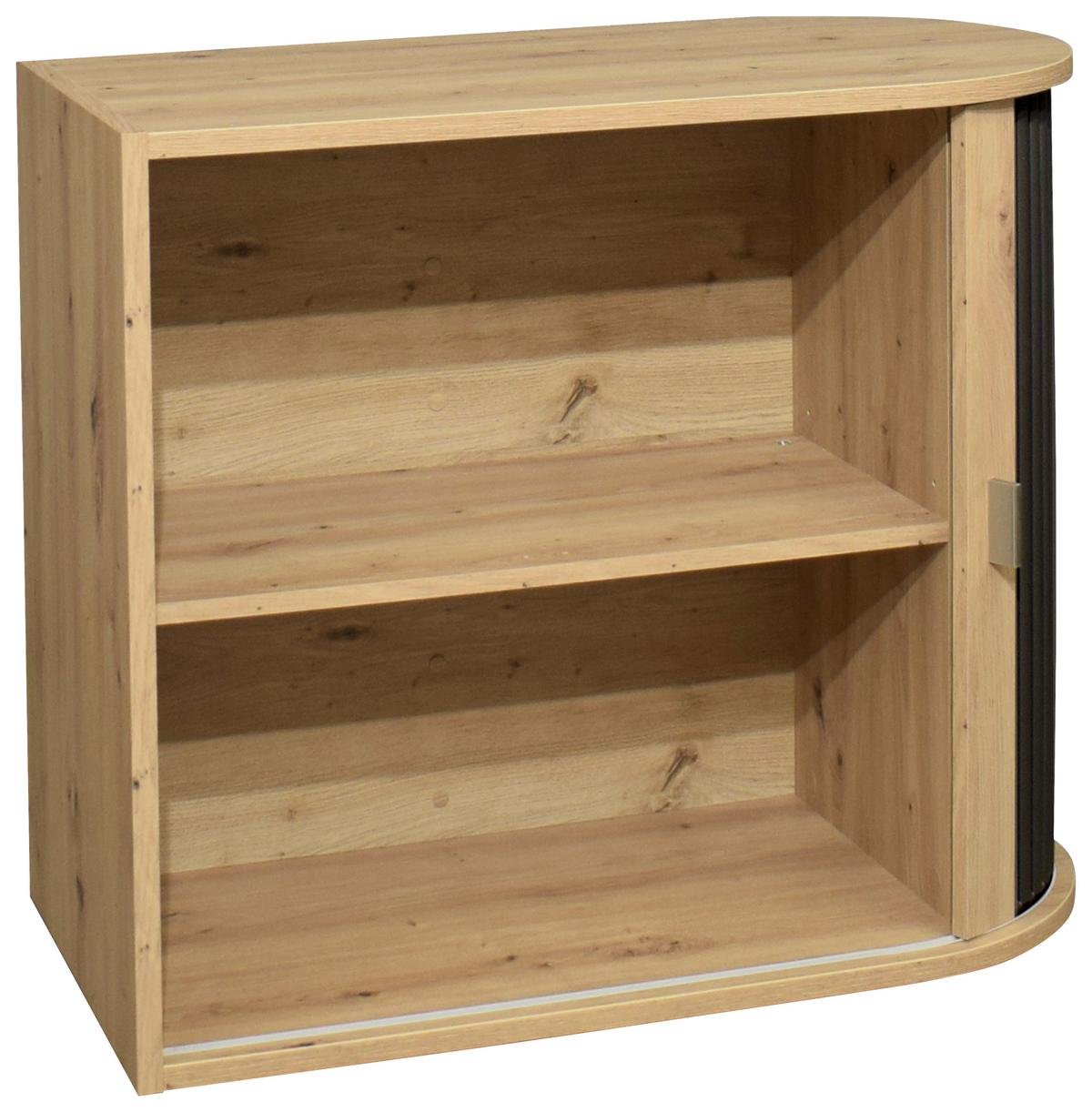 Aktenschrank Eichef./graphitfarben B: 69 Cm - Eichefarben/Graphitfarben, MODERN, Holzwerkstoff (69/85/44cm) - Livetastic
