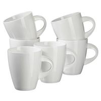 KAFFEEBECHERSET La Musica Weiß F: 400 ml - Weiß, Basics, Keramik (400ml) - Mäser