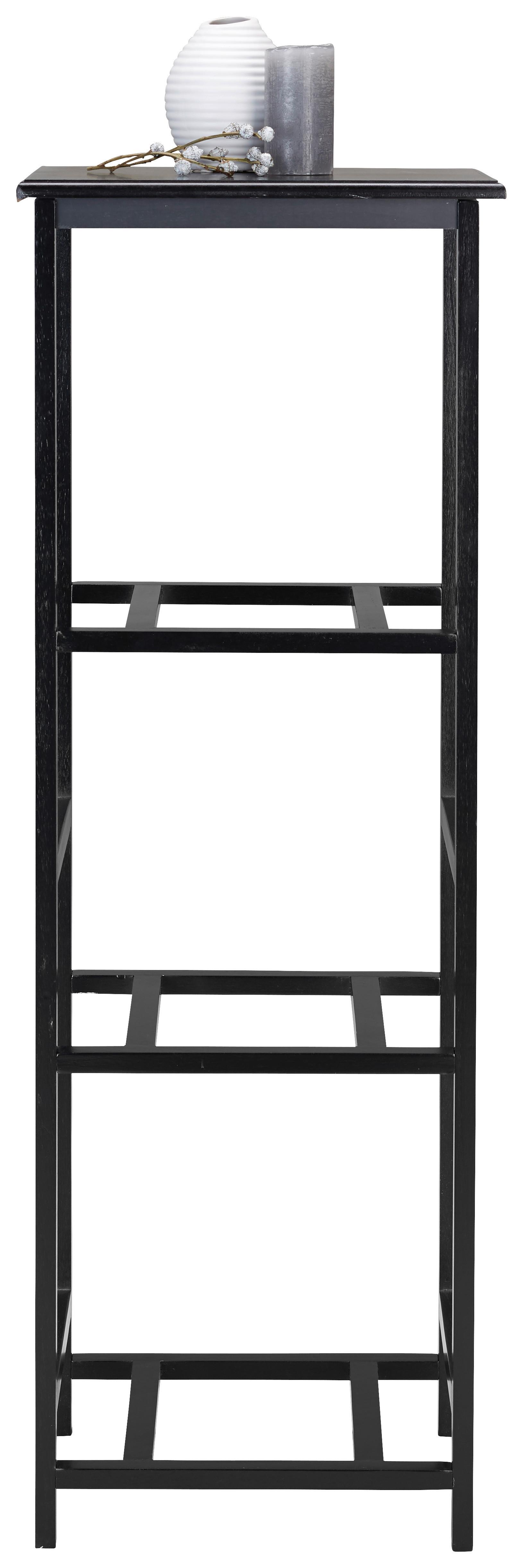 REGÁL NINO - černá, Moderní, dřevo/kompozitní dřevo (37/114,5/32cm)