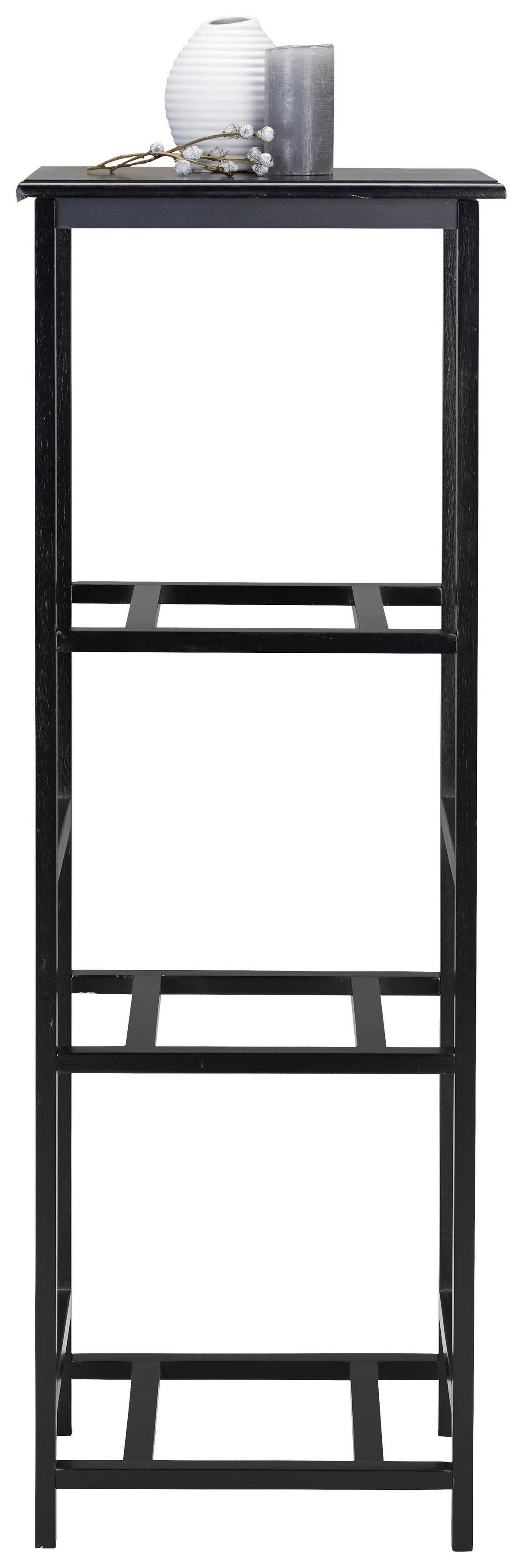 REGÁL NINO - čierna, Modern, drevo/kompozitné drevo (37/114,5/32cm) - Based