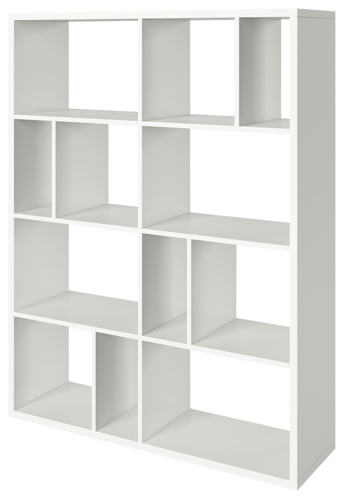 Regal Fortuna - Weiß, Basics, Holzwerkstoff (113/147/34cm) - MID.YOU