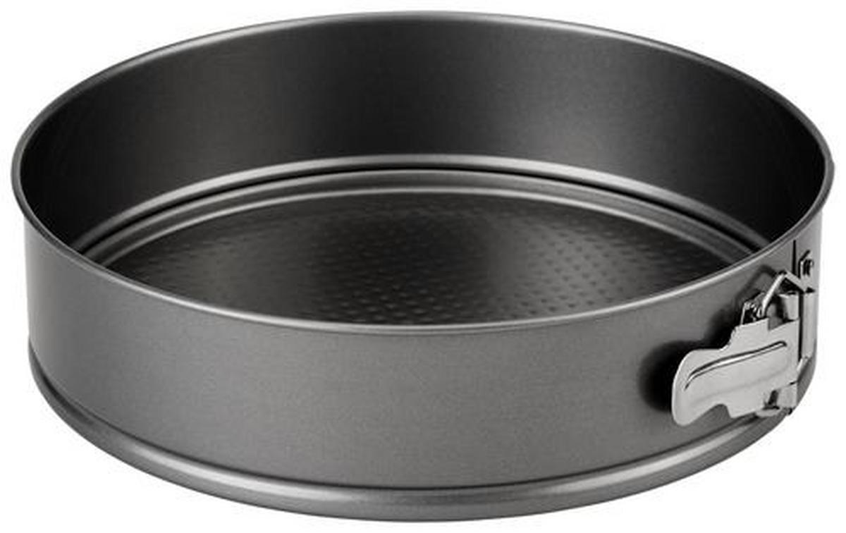 Springform Romana Rund DxH: 26x6,8 cm inkl. Hebeboden - Grau, ROMANTIK / LANDHAUS, Metall (26/6,8cm) - James Wood