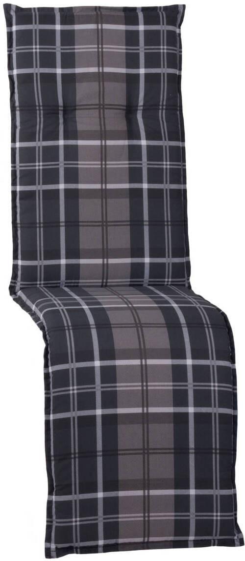 Auflage Trier 170x46x8cm Anthrazit/Grau - Anthrazit/Grau, Design, Textil (171/50/6cm) - Gardenson
