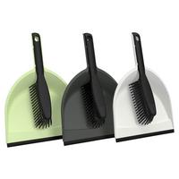 Kehrgarnitur Philipp - Anthrazit/Weiß, Basics, Kunststoff (22/32/8cm) - Ondega