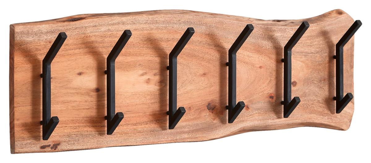 Nástěnnášatna akácie - barvy akácie, Moderní, dřevo (100/29/12,5cm) - MID.YOU