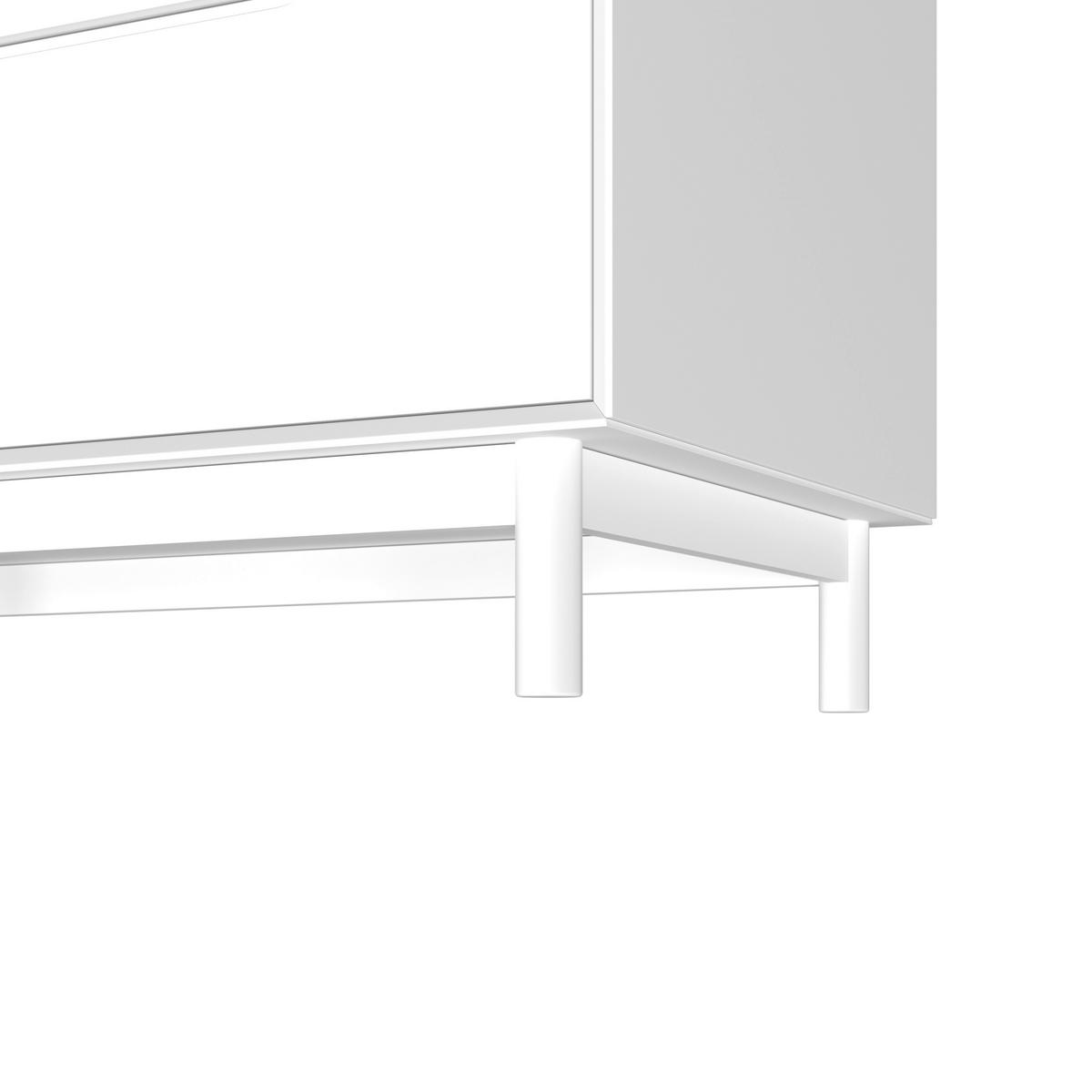 Šatníková skriňa MARLO š. cca 148 cm, dekor biela - biela, Modern, drevo/kompozitné drevo (148/223/60cm) - Bessagi Home