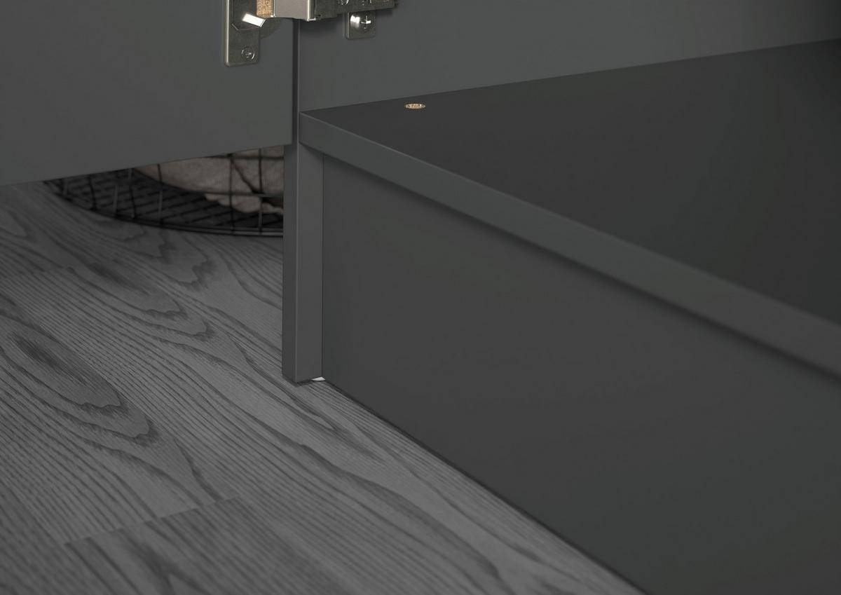 Hauswirtschaftsraum Free Anthrazit B: 176cm - Anthrazit, Basics, Holzwerkstoff (176/195/68cm) - MID.YOU