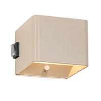 NÁSTĚNNÉ SVÍTIDLO NA BATERIE HERO2 - pískové barvy, Moderní, kov/plast (10,28/10,1/8,05cm) - Mömax