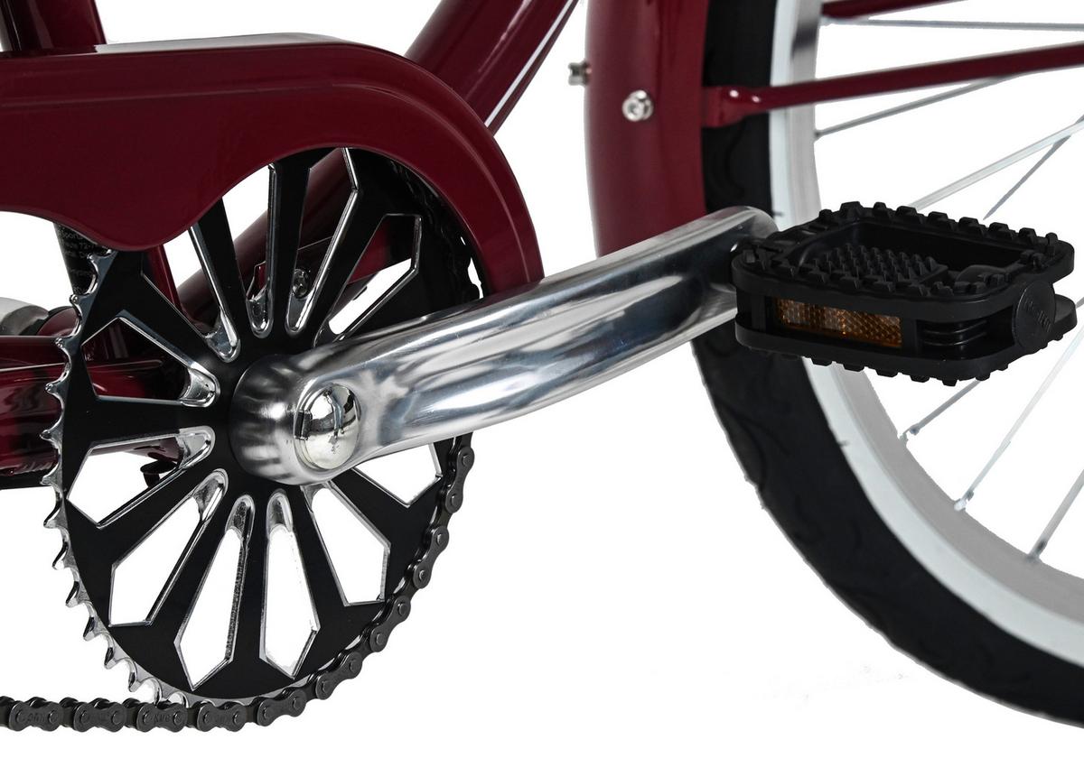 Beachcruiser Damen 26 Zoll - Rot, LIFESTYLE, Metall (25/140cm)