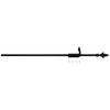Rundstangengarnitur 1-lfg Paul Schwarz L: 130-240 Cm - Schwarz, KONVENTIONELL, Metall (130-240cm) - Ondega