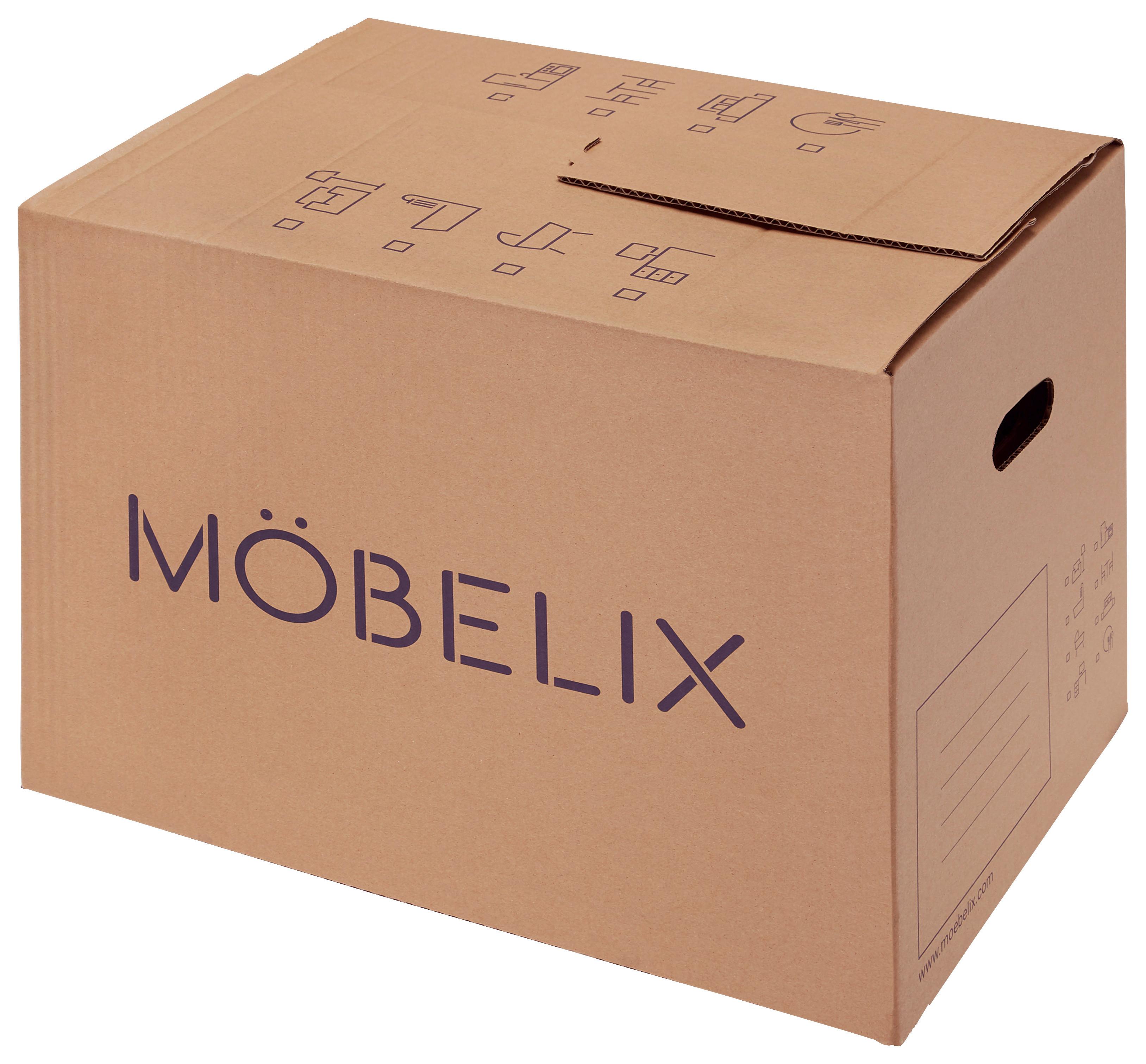 Umzugskarton Haris, Stapelbar, LxBxH ca. 44,7x33,8x36,7 cm - KONVENTIONELL, Wellpappe (44,7/33,8/36,7cm)