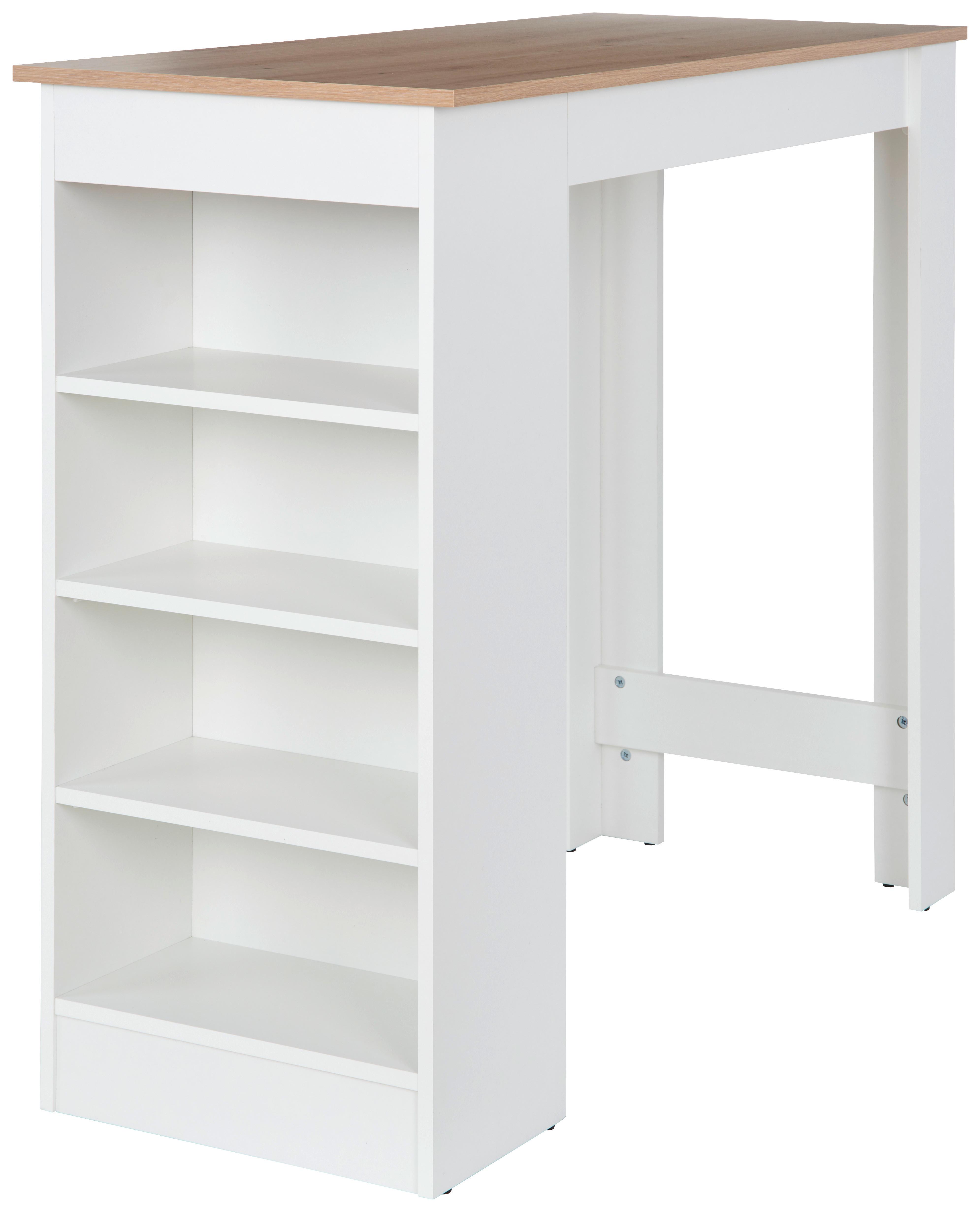 Bárasztal Mojito 83-694-t2 Mojito 83-694-T2 - tölgyfa/fehér, Konventionell, faalapú anyag (115/50/103cm)