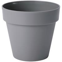 Obal na květináč ICONA SOFT MAT 16 - šedá, Konvenční, plast (16/14,3cm) - Mömax