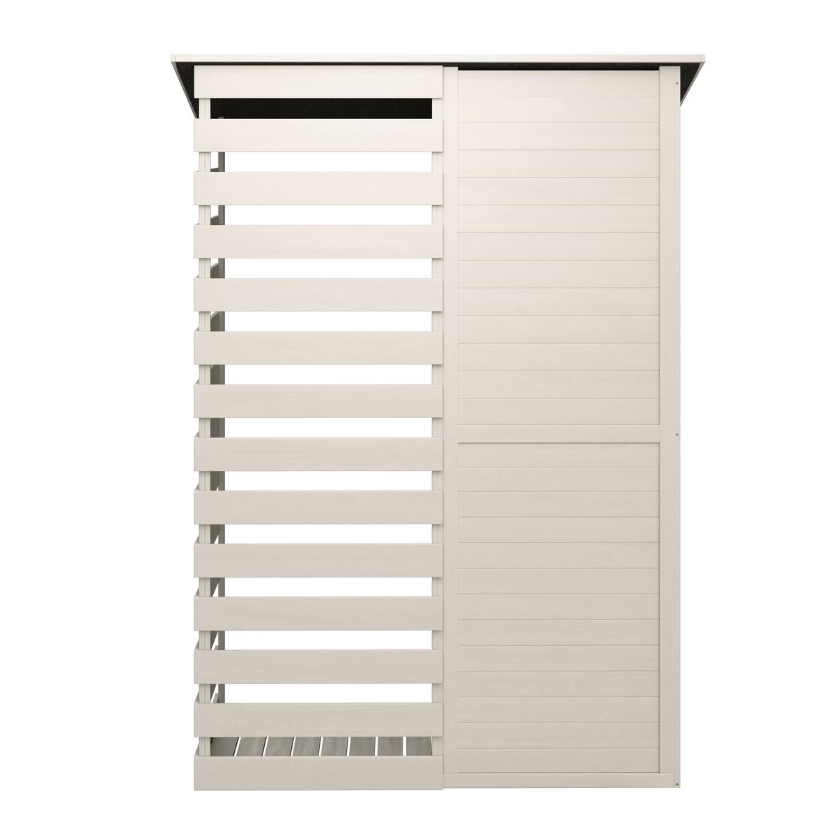 DOMČEK NA NÁRADIE VERA - biela, Modern, drevo (130/55/180cm) - Bessagi Garden