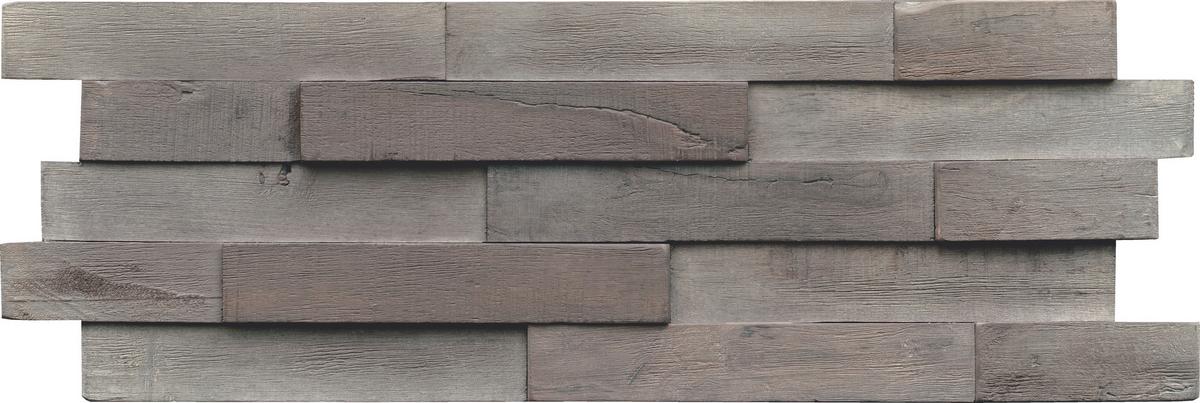 Wandverkleidung Driftwood Hevea Salias Sea - Grau, Basics, Holz (56/20/2cm)