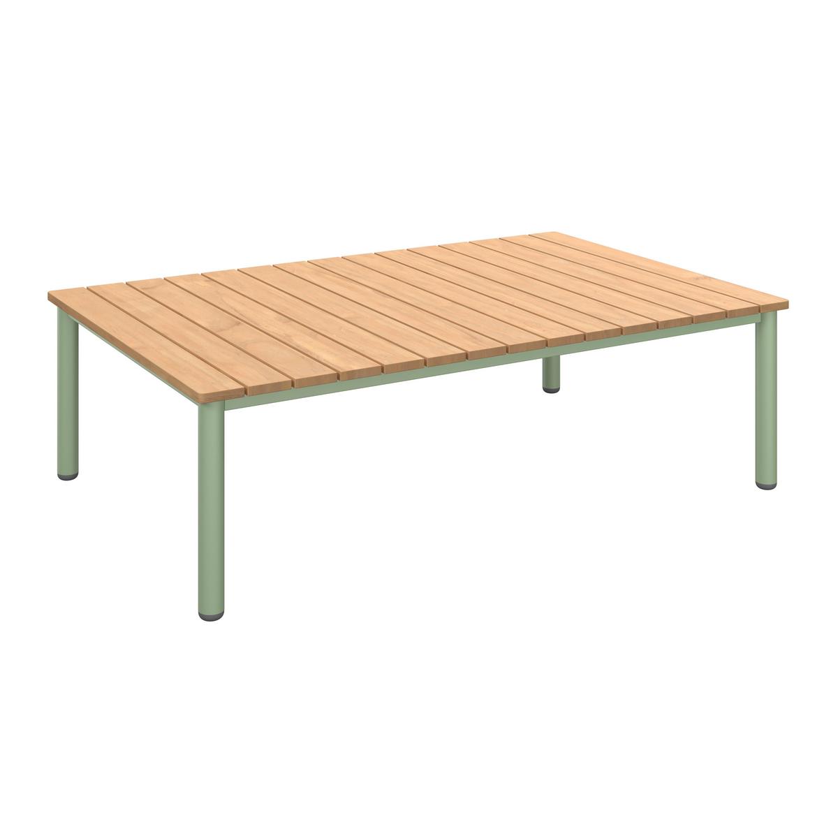 Loungegarnitur Daytona - Alufarben/Naturfarben, MODERN, Holz/Kunststoff - Beldano