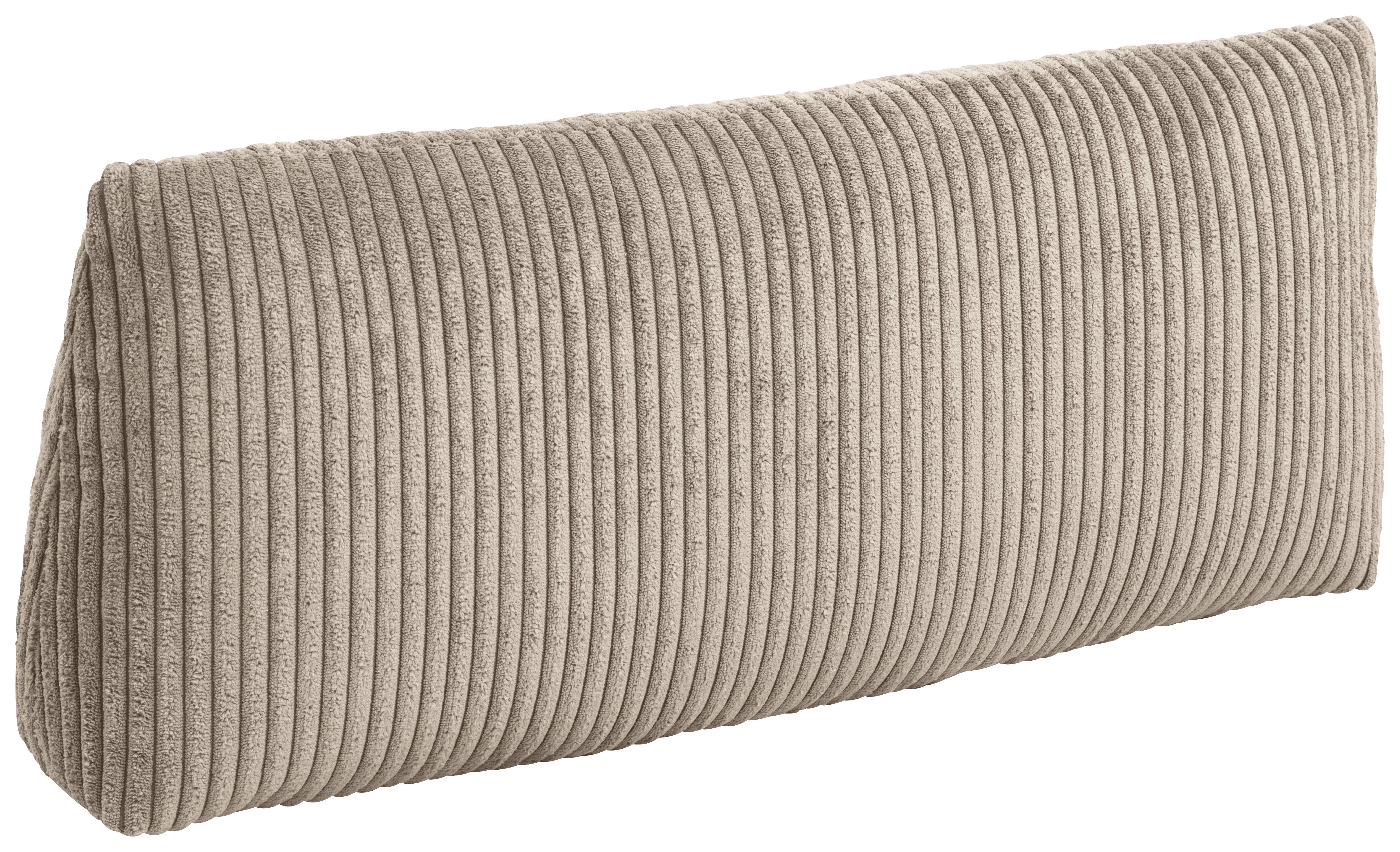 Rückenkissen Lenata 60x25 cm Cord Taupe - Taupe, Design, Textil (60/25/12cm) - Max Winzer
