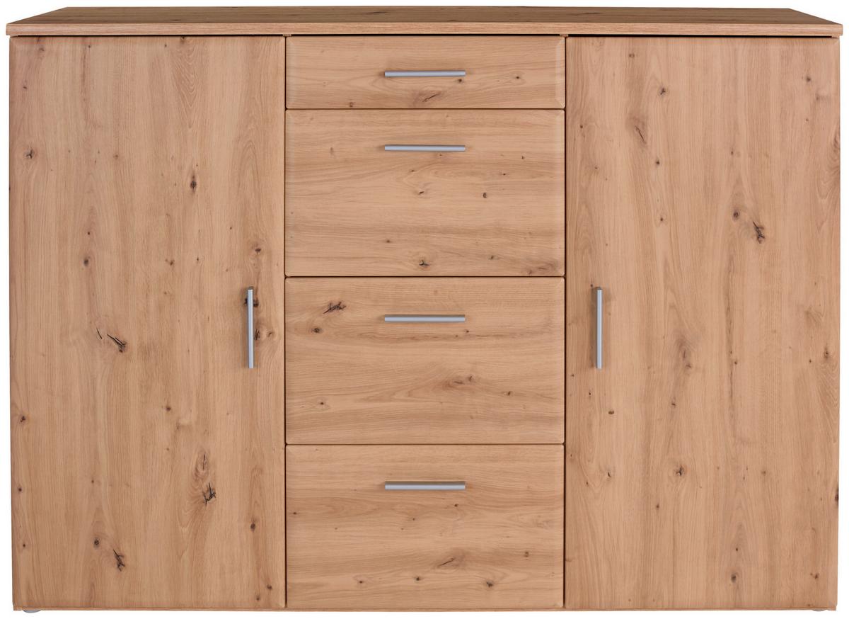 Kommode B 160cm Lissi New, Artisan Eiche Dekor - MODERN, Holzwerkstoff (160/116/42cm)